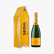 Champagne Veuve Clicquot Brut Carte Jaune sous Coffret Arrow Veuve Clicquot