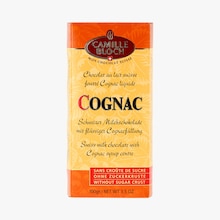 Cognac - Chocolat au lait suisse fourré cognac liquide Camille Bloch