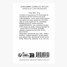 Bonhomme en guimauve chocolat au lait Maison Mercier