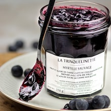 Confiture extra de myrtille La Trinquelinette