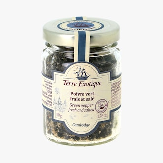 Poivre vert frais et salé Terre Exotique