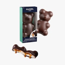 Ourson Guimauve - Vanille & c&oelig;ur coulant caramel au beurre sal&eacute; Cluizel