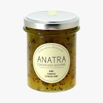 Préparation de fruits kiwi, vanille, citron vert Anatra