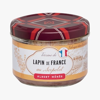 Terrine de lapin de France au serpolet Albert Ménès