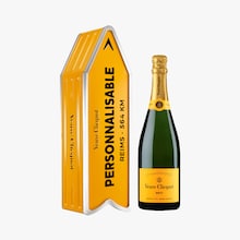 Champagne Veuve Clicquot Brut Carte Jaune sous Coffret Arrow Veuve Clicquot