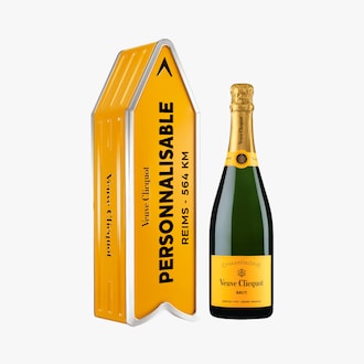 Champagne Veuve Clicquot Brut Carte Jaune sous Coffret Arrow Veuve Clicquot