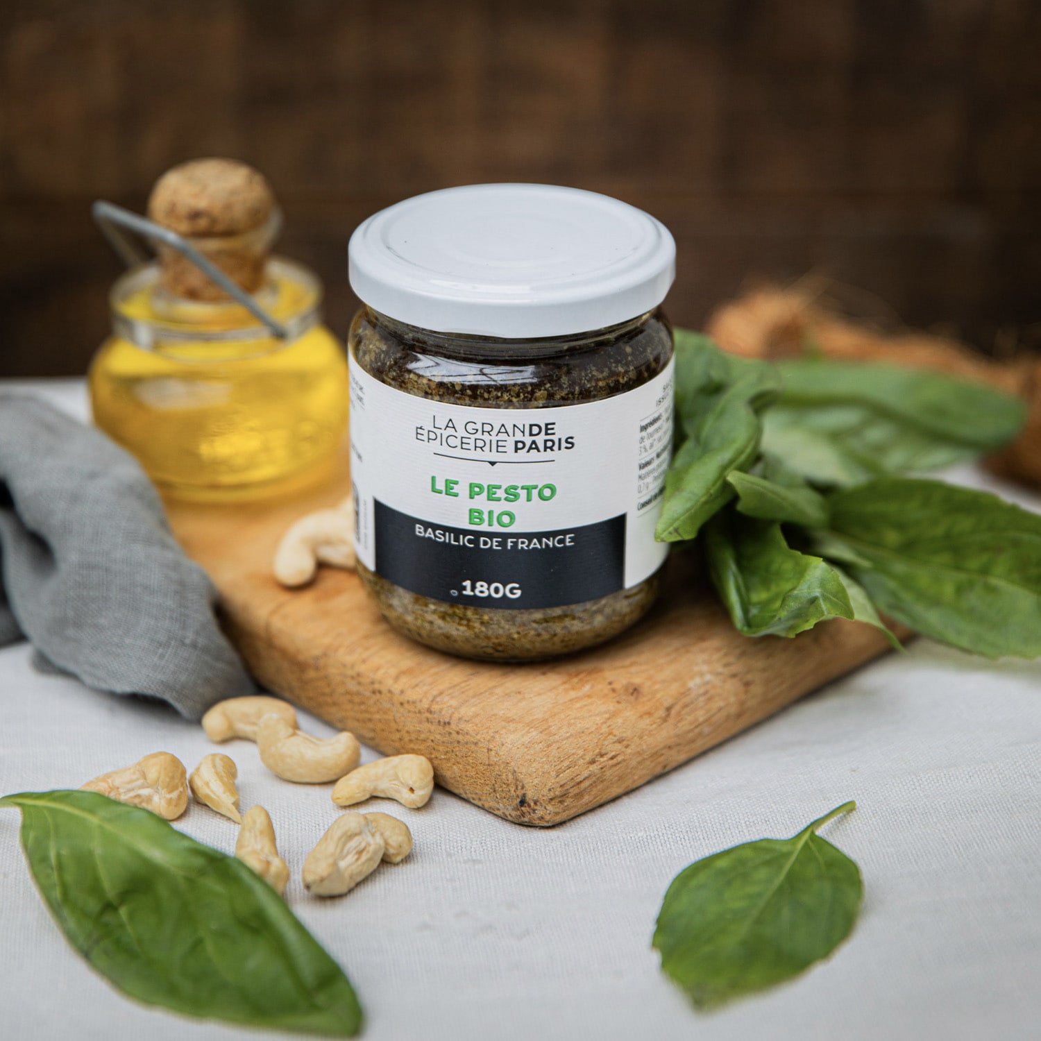Sauce pesto bio au basilic La Grande Épicerie de Paris