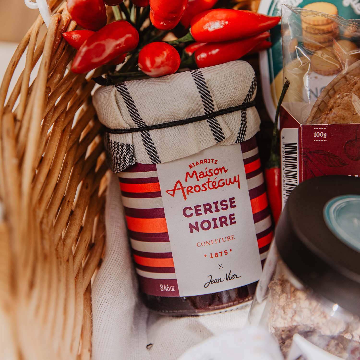 Confiture de cerise noire Maison Arosteguy