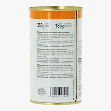 Olives vertes avec noyau assaisonn&eacute;es avec huile et &eacute;pices Maestros Aceituneros