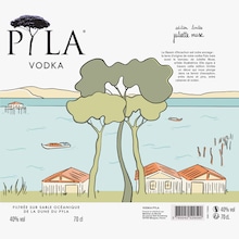 Vodka Pyla, Édition limitée bassin d'Arcachon Pyla
