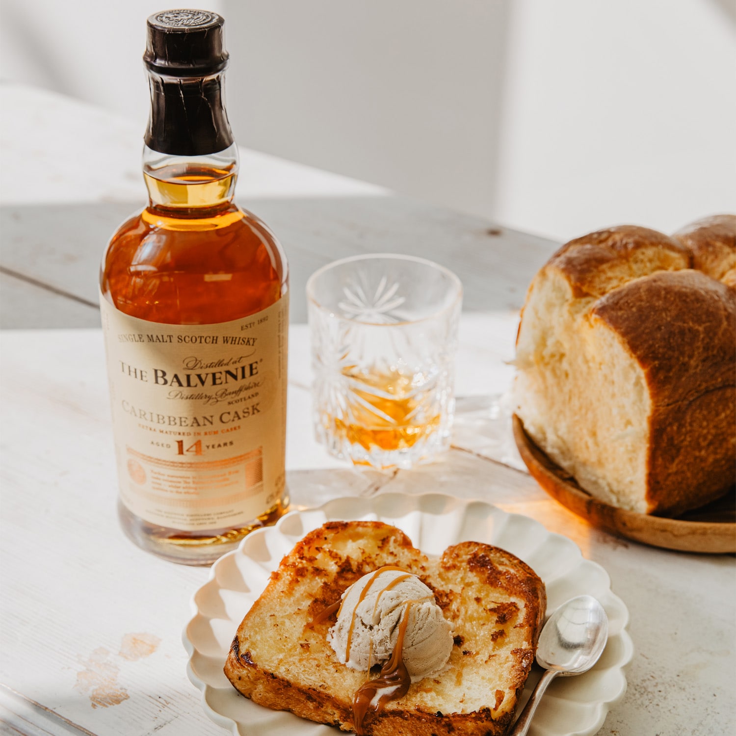 Whisky The Balvenie, Caribbean Cask, scotch single malt, 14 ans, sous étui The Balvenie