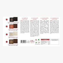 Étui, assortiment de 36 carrés de chocolat Maxim’s de Paris