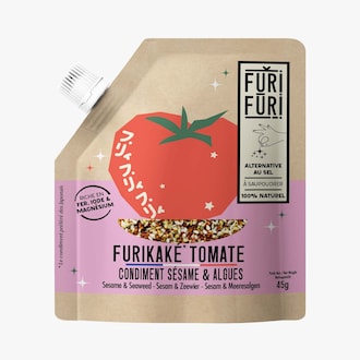 Furikak&eacute; tomate, graines de s&eacute;same et algues de Bretagne Furifuri