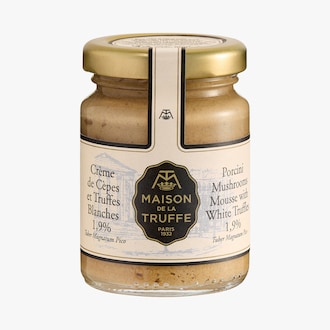 Crème de cèpes et truffes blanches 1.9% Maison de la Truffe