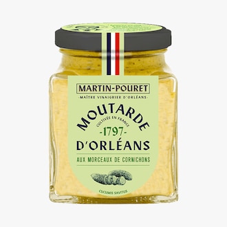Moutarde d'Orléans aux morceaux de cornichons croquants Martin Pouret