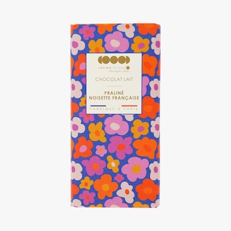 Tablette de chocolat au lait - Praliné noisettes françaises L'Éclair de Génie