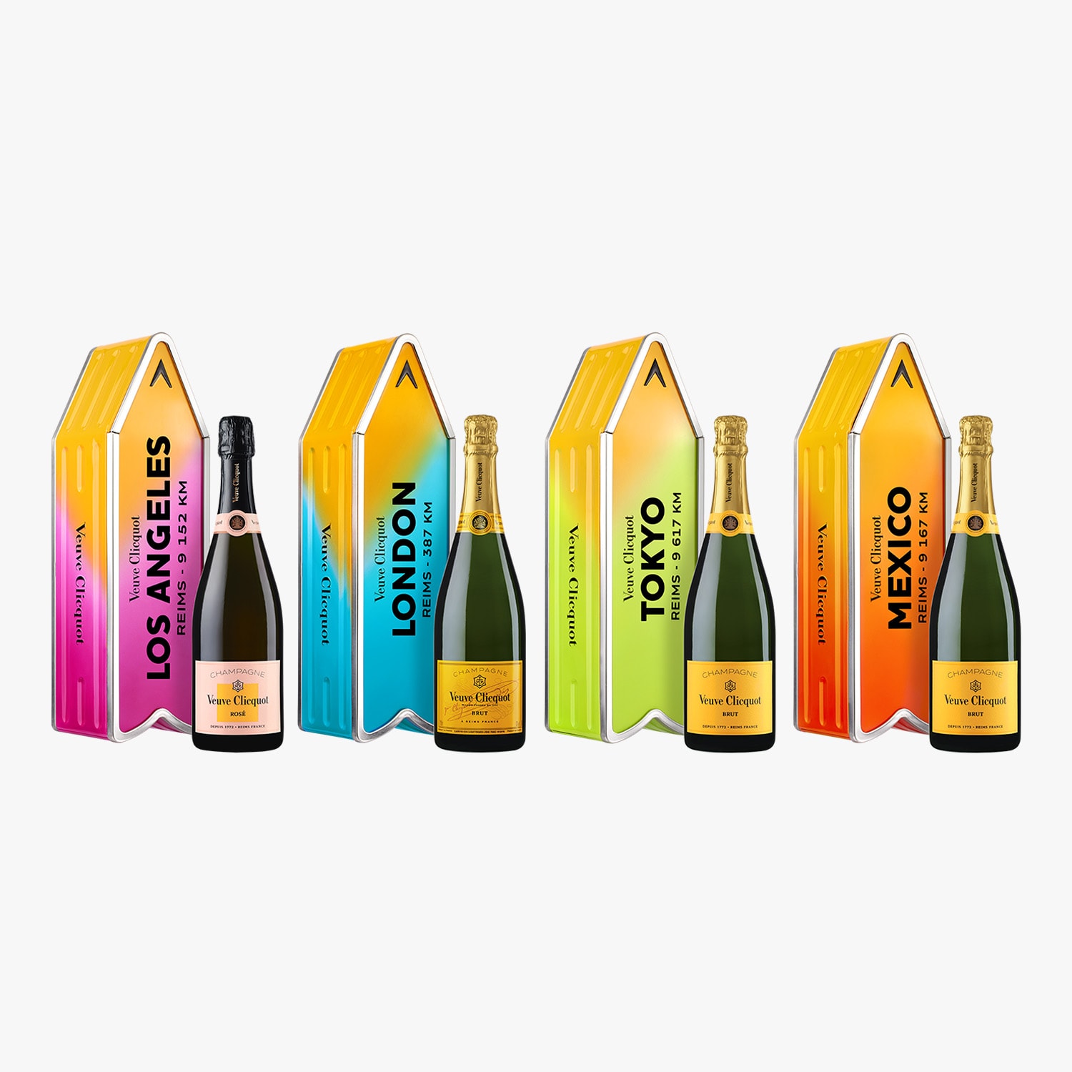 Champagne Veuve Clicquot Rosé Limited Edition in Rose Arrow Sun