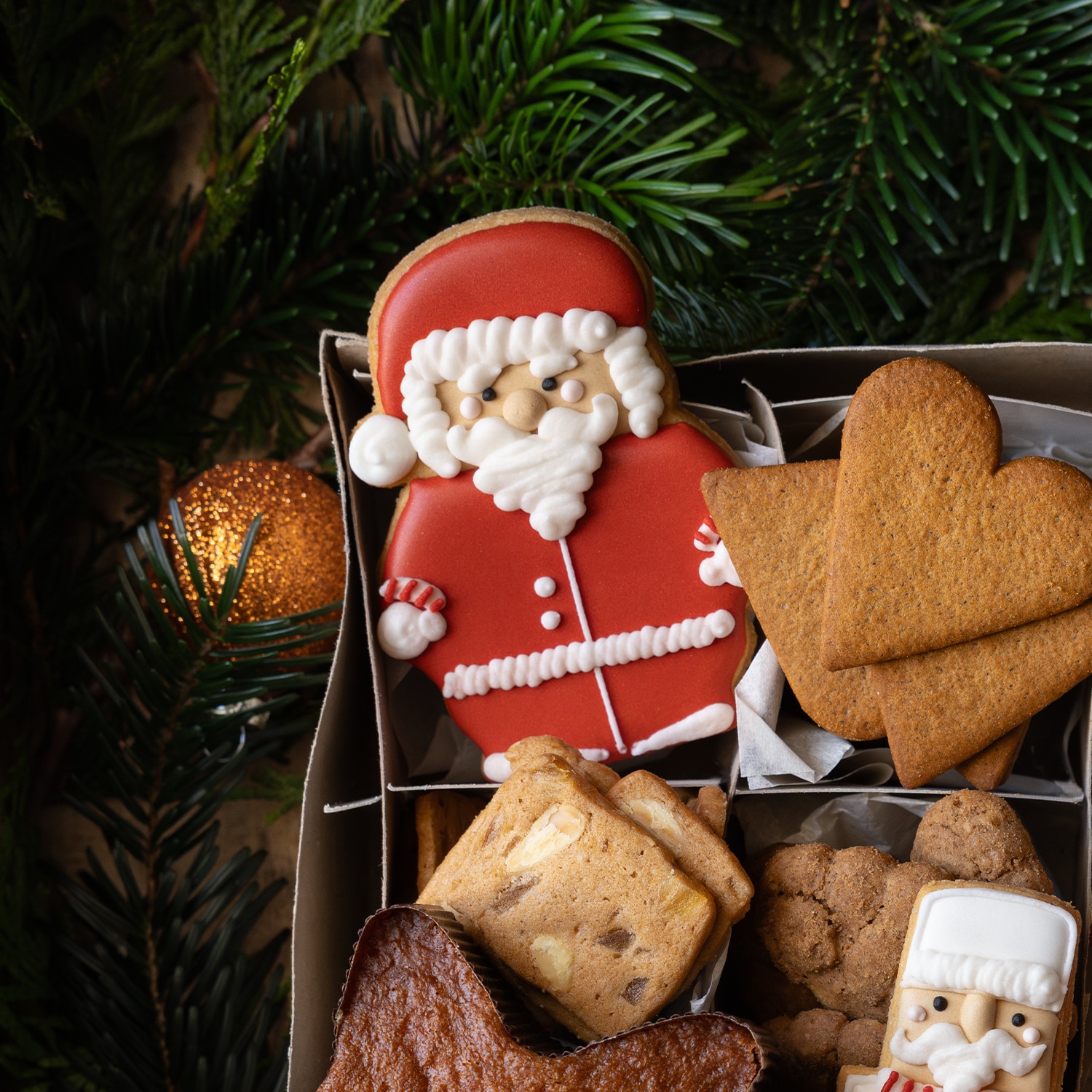 Biscuit avec glaçage Grand père Noël Fabulous Biscuits