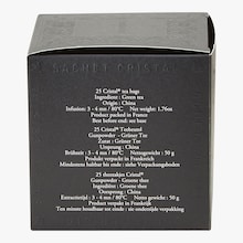 Thé vert Gunpowder - Boîte de 25 sachets Dammann Frères