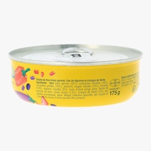 Salade de thon et tian de légumes au vinaigre de xérès Conserverie la Belle-Iloise