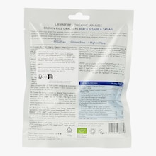 Crackers de riz complet au s&eacute;same noir et tamari bio Clearspring
