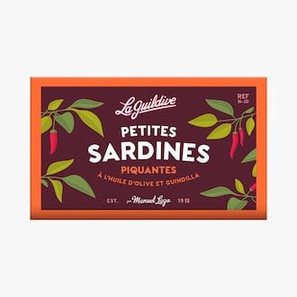 Petites sardines piquantes à l'huile d'olive et guindilla La Guildive