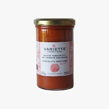 Sauce tomate bio de variété ancienne costoluto genovese Variette