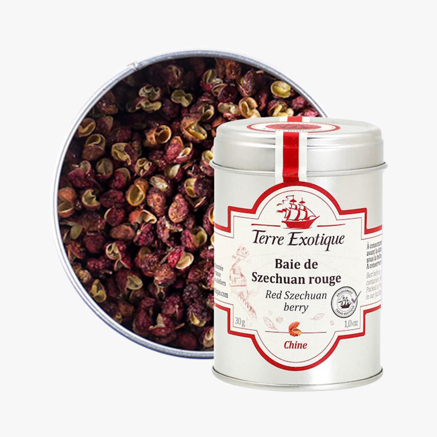 Baies de Szechuan rouge Terre Exotique