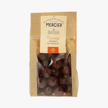 Noisettes enrob&eacute;es chocolat lait Maison Mercier