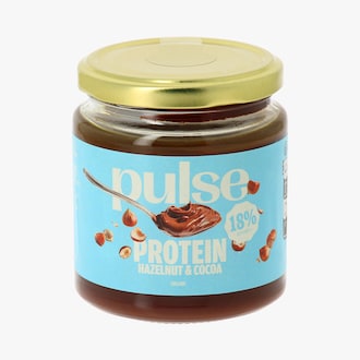 Pâte à tartiner protéinée bio noisettes et cacao Pulse