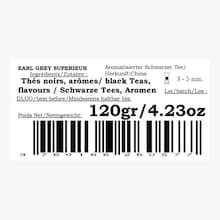 Earl Grey supérieur - Bergamote & bleuets Compagnie & Co