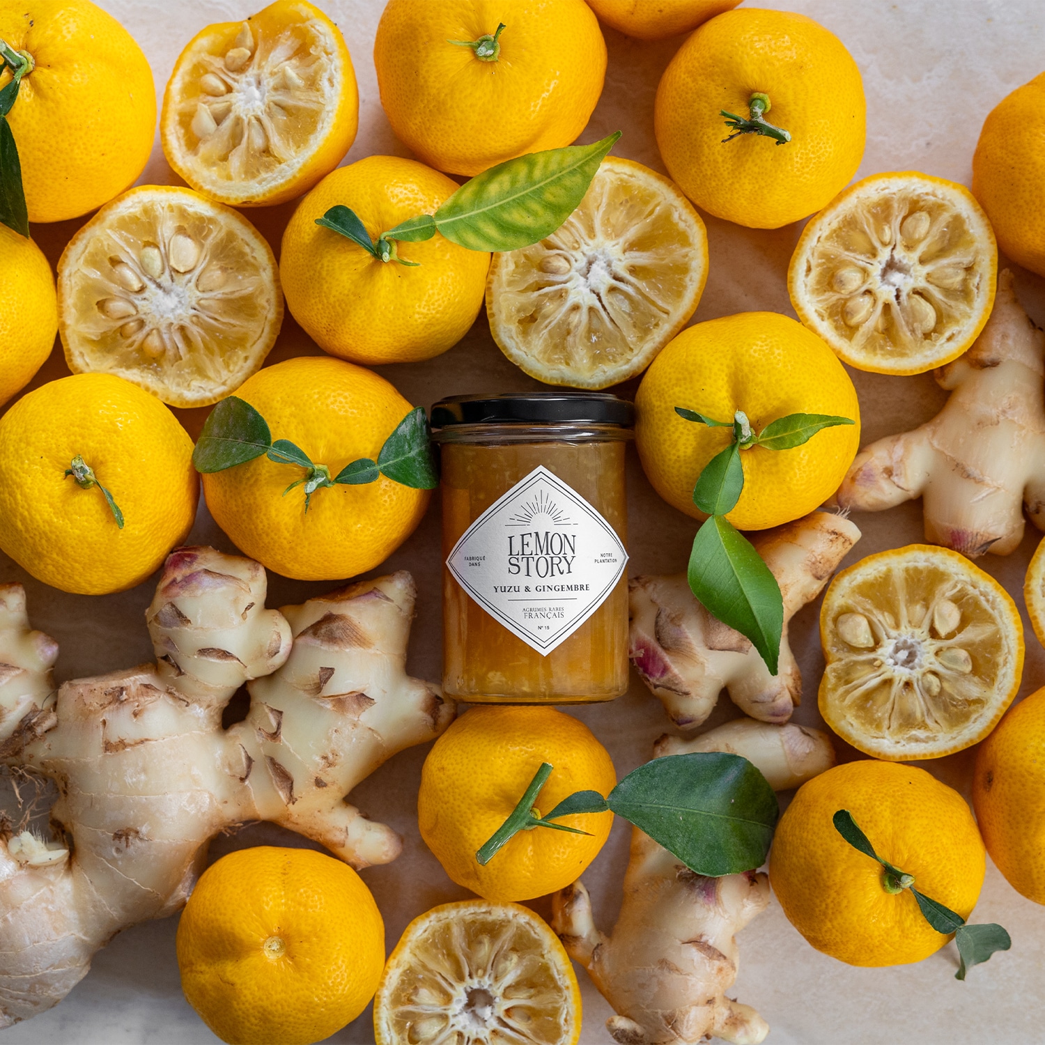 Confiture de yuzu et gingembre Lemon Story