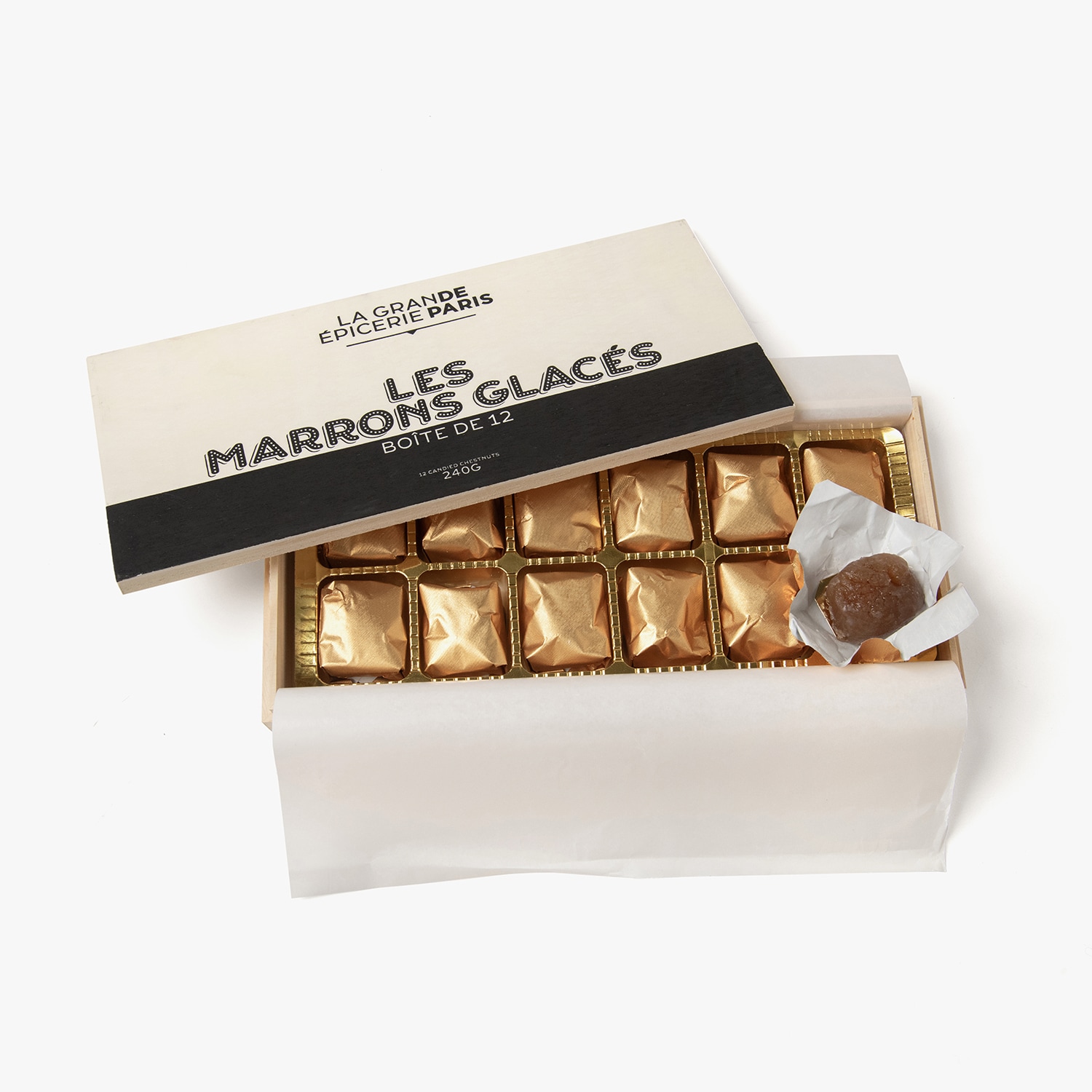 Boîte de 12 marrons glacés La Grande Épicerie de Paris