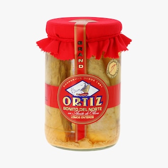 Bocal Thon blanc Germon &agrave; l&rsquo;huile d&rsquo;olive Ortiz