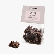 Roses des sables au chocolat noir Kayambe 72 % cacao Cluizel