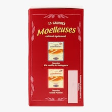 Gaufres fourr&eacute;es saveur vergeoise La Dunkerquoise