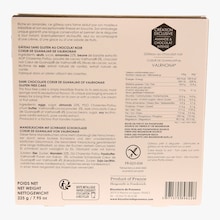 Gâteau sans gluten au chocolat noir cœur de Guanaja de Valrhona Biscuiterie de Provence