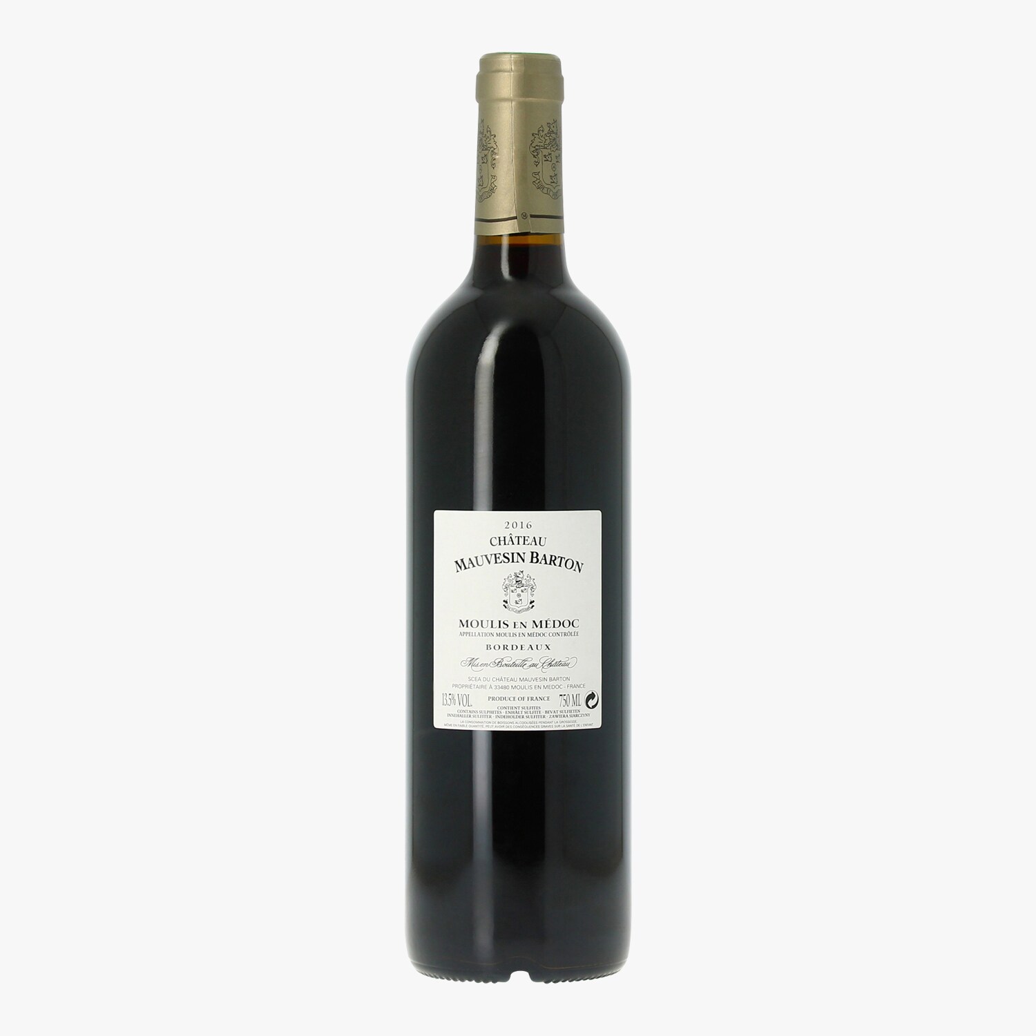 Château Mauvesin Barton, AOC Moulis-en-Médoc, 2016 - Château