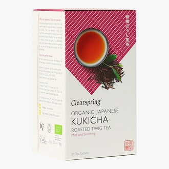 Thé vert japonais Kukicha bio Clearspring