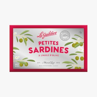 Petites sardines à l'huile d'olive, millésimées La Guildive