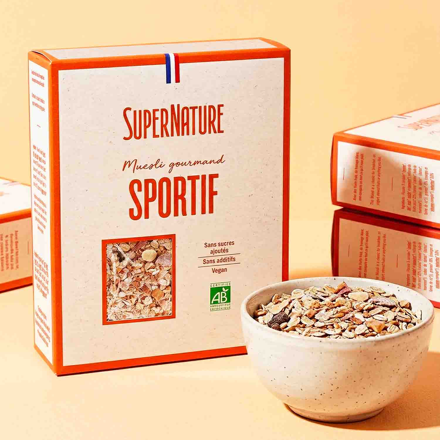 Muesli gourmand sportif biologique SuperNature