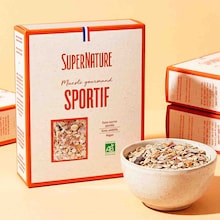 Muesli gourmand sportif biologique SuperNature