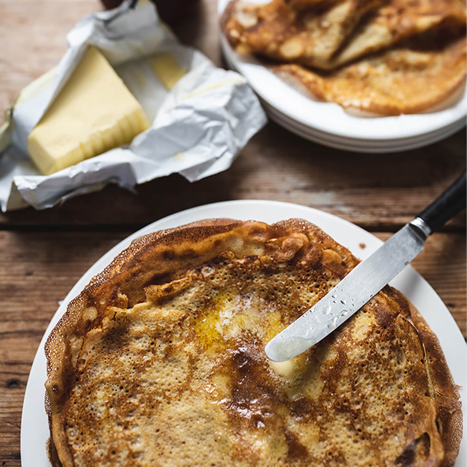 Préparation bio pour crêpes maison au sucre blond de canne Marlette