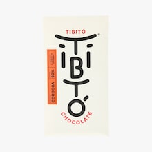 Tablette de chocolat noir 90% origine Colombie Tibit&oacute;