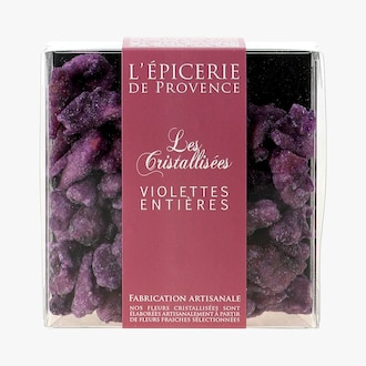 Violettes entières cristallisées Quai Sud