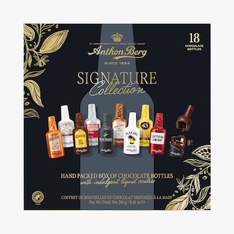 Coffret de bouteilles en chocolat Signature Anthon Berg