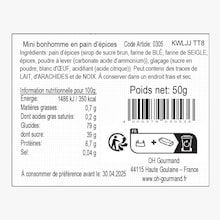 Mini bonhomme en pain d'épices Oh Gourmand