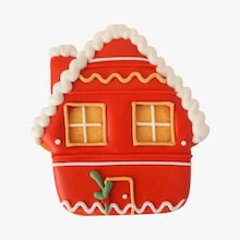Biscuit d&eacute;cor&eacute; chalet de No&euml;l Fabulous Biscuits