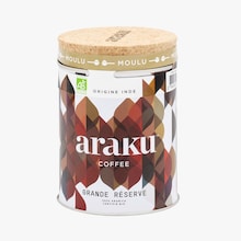 Caf&eacute; moulu Grande r&eacute;serve, origine Inde Araku Coffee