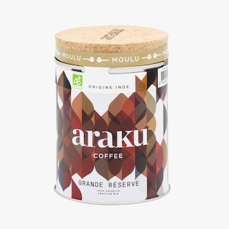 Caf&eacute; moulu Grande r&eacute;serve, origine Inde Araku Coffee